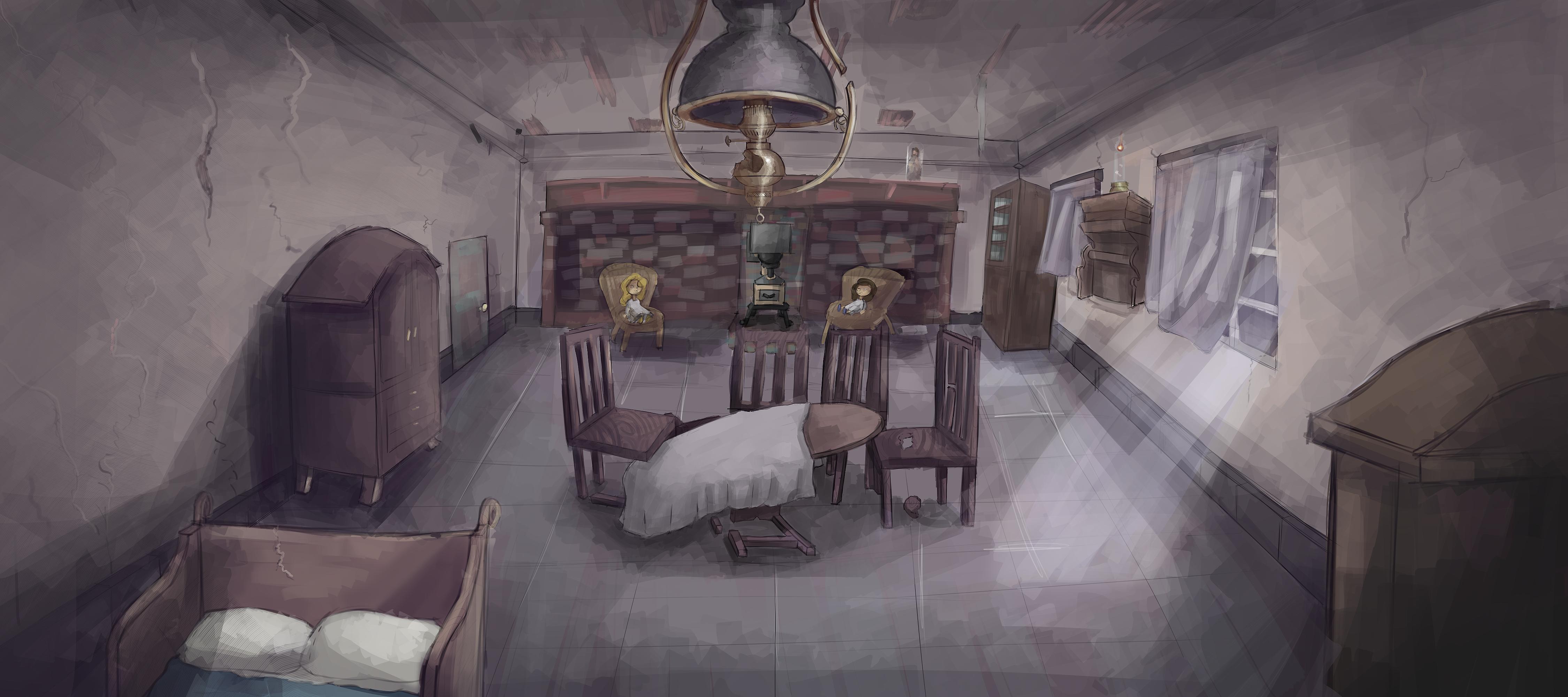 Concept art for the game