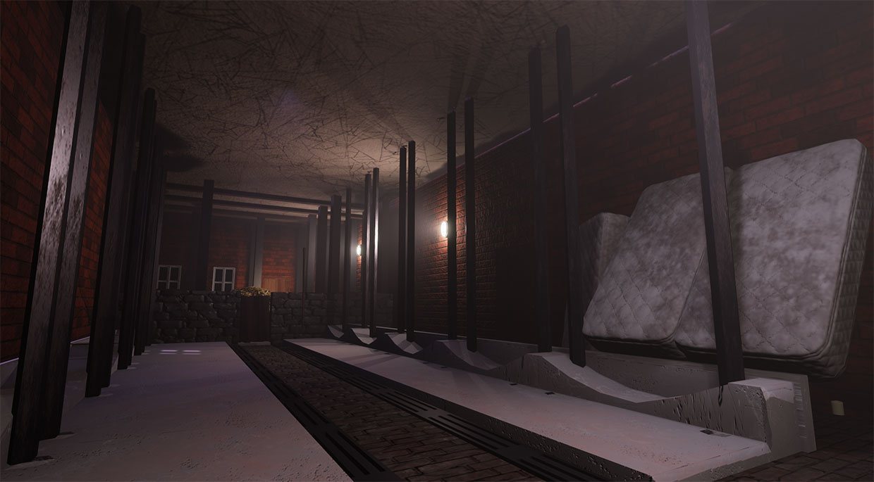 A screenshot of the stable in the game.